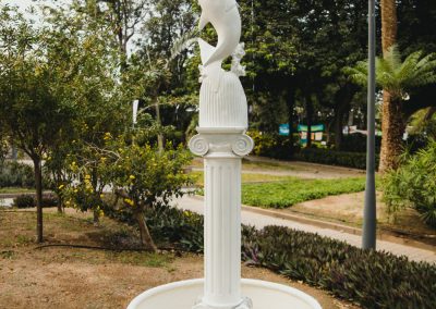 Nicolás Laiz Placeres. Fontaine , Public sculpture, Parque Doramas, Las Palmas de Gran Canaria, 2022