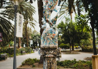 Nicolás Laiz Placeres. Fontaine , Public sculpture, Parque Doramas, Las Palmas de Gran Canaria, 2022