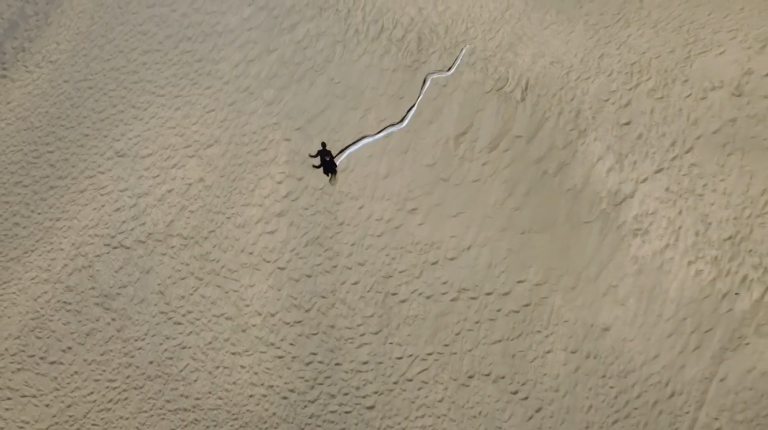 Stefano Cagol, El flujo de la materia, Dunas de Maspalomas, Las Palmas de Gran Canaria, 2022